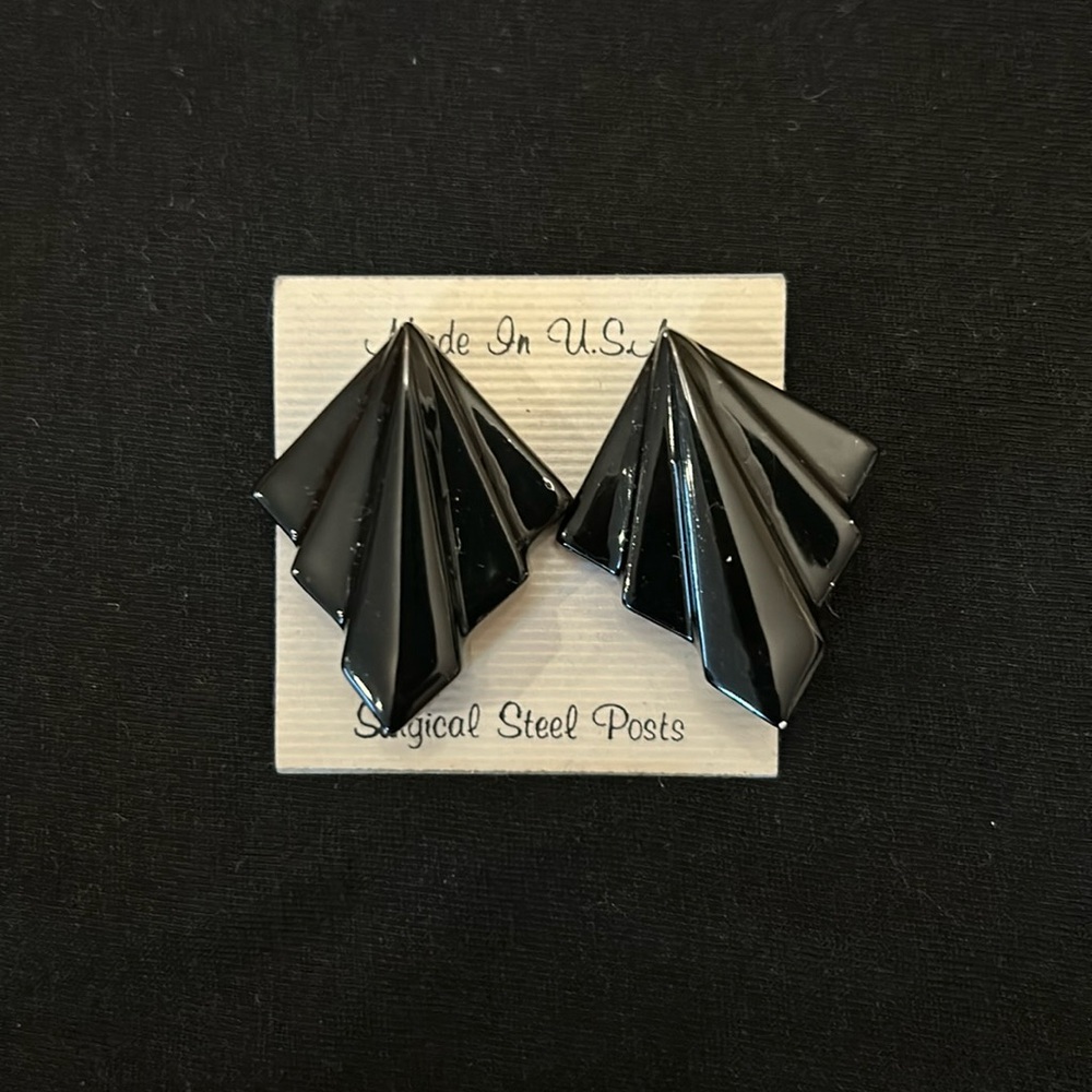Black earrings
